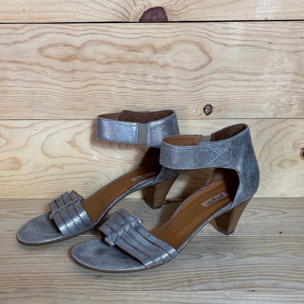 Paul Green Elegant Silver‎ platinum Women's Heels size US 10
